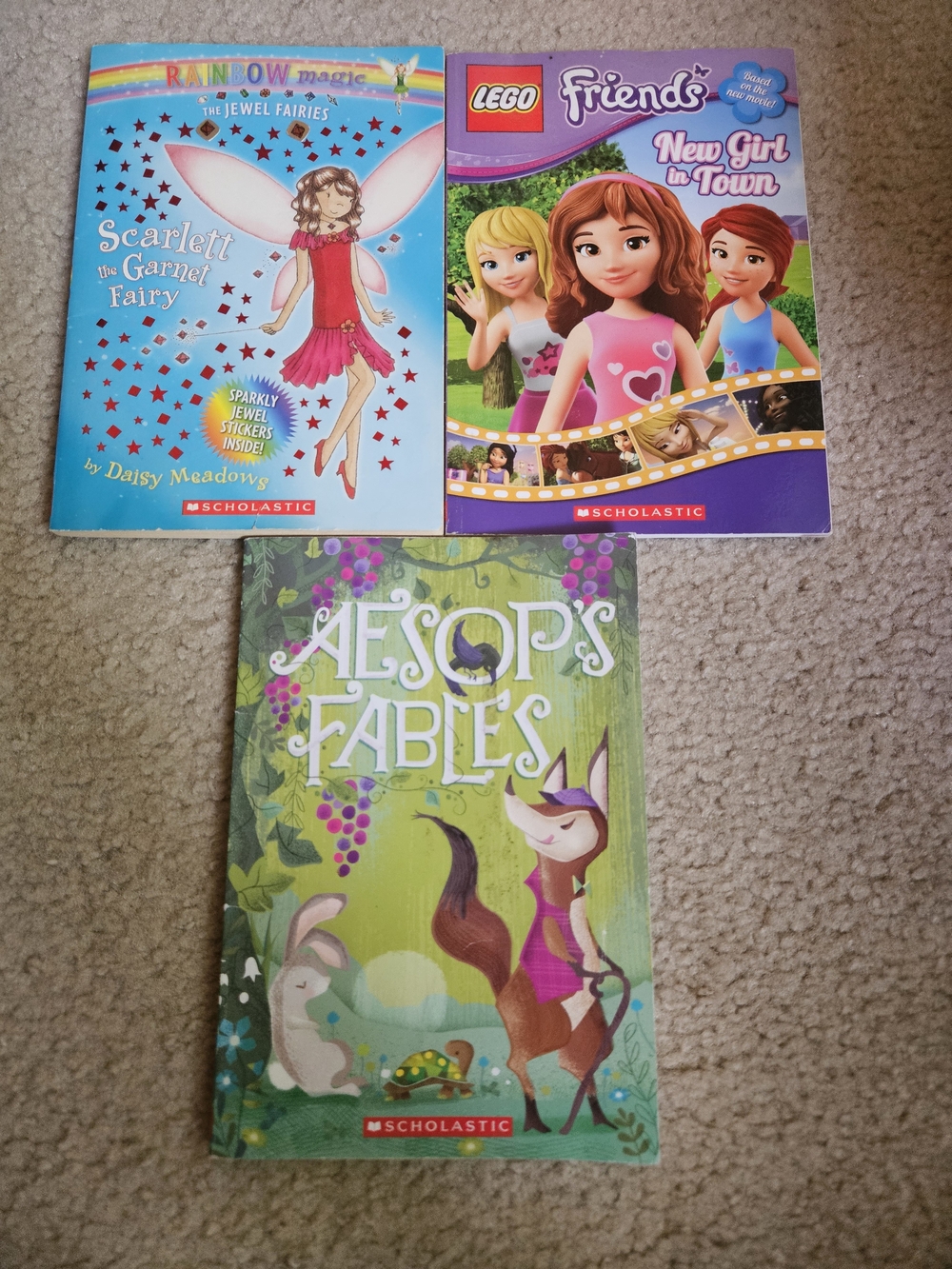 3 Paperback Childrens Books Thin Chapter Books